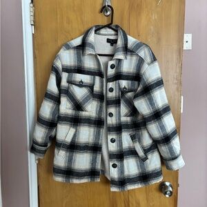 Love Tree Cozy Plaid Jacket